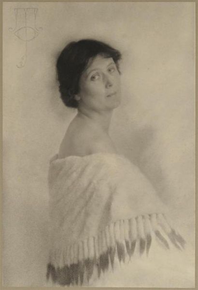  Otto Wegener Isadora au châle d'hermine, II Paris, 1913 Grande épreuve argentique...