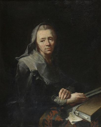 null Attribué à Christian SEYBOLD (1697/1703 - 1768)
Portrait de femme lisant
Toile.
Restaurations...