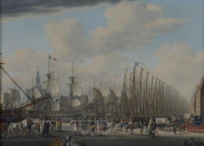 null Engel HOO GERHEYDEN (1740-1809) et Jacob SCHWARTZENBACH (1763-1805)
La flottille...