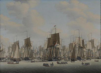 null Engel HOO GERHEYDEN (1740-1809) et Jacob SCHWARTZENBACH (1763-1805)
La flottille...