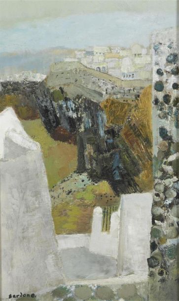 null Guy Bardonne (1927-2015)
Santorin
huile sur toile signée en bas à gauche
55...