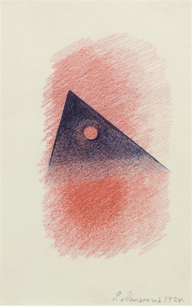 Paul Mansouroff (1896-1983) Pyramide dessin...