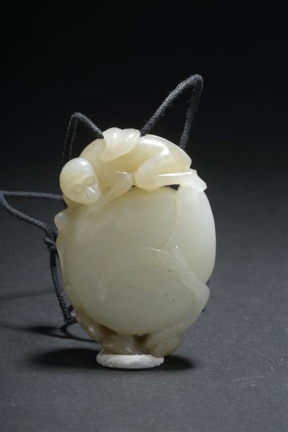 Pendentif en jade blanc
Chine, XVIIIe siècle
Représentant...