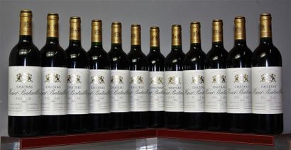 null 12 bouteilles 
CHÂTEAU HAUT BATAILLEY - 5é GCC Pauillac 
1995