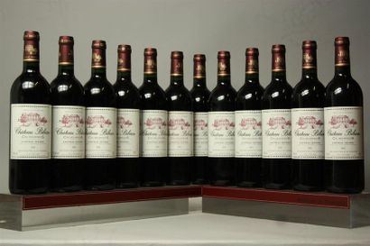 null 12 bouteilles 
CHÂTEAU BIBIAN - LISTRAC-MÉDOC 
2003
Etiquettes légèrement t...