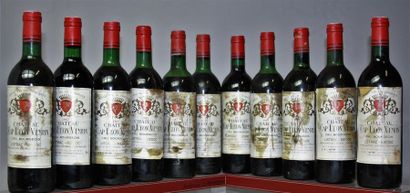 11 bouteilles CHÂTEAU CAP LÉON VEYRIN - Listrac...