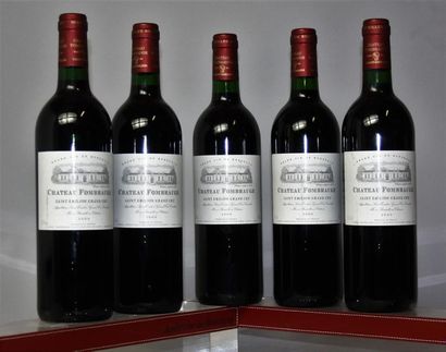 5 bouteilles CHÂTEAU FOMBRAUGE - St. Emilion...