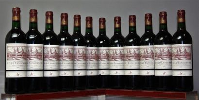 null 12 bouteilles 
CHÂTEAU COS D'ESTOURNEL - 2é GCC St. Estèphe 
1995