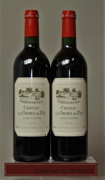 null 2 bouteilles 
CHÂTEAU LES ORMES DE PEZ - St Estephe 
2000