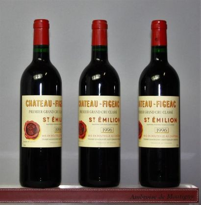 null 3 bouteilles 
CHÂTEAU FIGEAC - 1er GCC St. Emilion 
1996