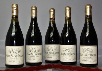 null 5 bouteilles 
CLOS SAINT DENIS Grand cru - LUCIEN LE MOINE 
2000 
Contre étiquette...