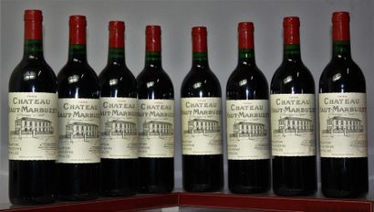 null 8 bouteilles 
CHÂTEAU HAUT-MARBUZET - St. Estephe 
1996