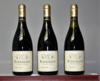 3 bouteilles ECHEZEAUX GRAND CRU - LUCIEN...