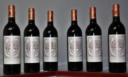 null 6 bouteilles 
CHÂTEAU PICHON BARON LONGUEVILLE - 2é GCC Pauillac 
1995