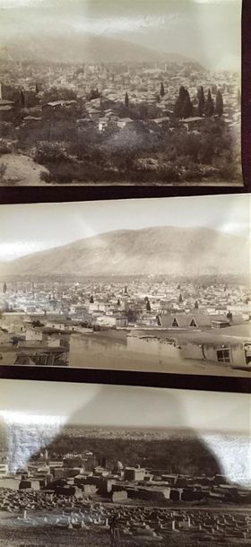 Félix Bonfils Panorama de Damas en trois...