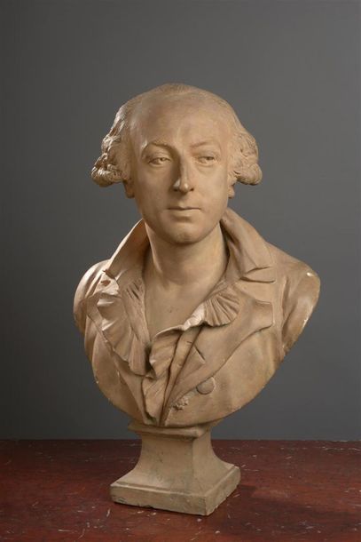 null Attribué à Philippe-Laurent Roland ( 1746, mort à Paris en 1816)
Buste d'homme...
