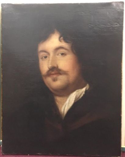 null Attribué à Peter FRANCHOYS (1606 - 1654) Portrait d'homme Toile 52 x 42 cm Sans...