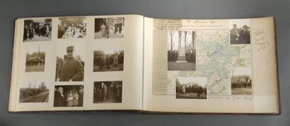  Ouvrage relié présentant des récits de chasses de la forêt de Villers-Cotterêts...