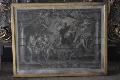 null Nicolaes LAUWERS (1600 - 1652)
Novae Legis Triumphus
Eau-forte
65 x 89 cm (à...