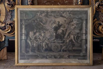 null Nicolaes LAUWERS (1600 - 1652)
Novae Legis Triumphus
Eau-forte
65 x 89 cm (à...
