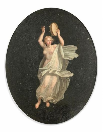 null Attribué à Michelangelo MAESTRI (actif à Rome, mort vers 1812)
Jeune danseuse...