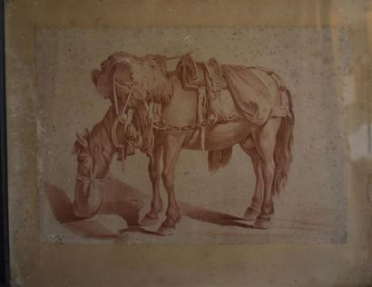 null D'après Jean-Baptiste HUET (1745 - 1811)
Deux chevaux de trait
Deux gravures...