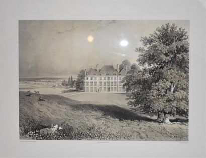 null D'après Eugène CICERI (1813 - 1890)
Deux vues du château de Bierre-lès-Semur,...