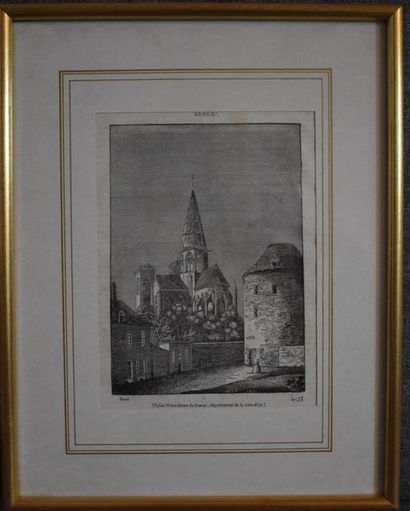 null D'après Jean-Baptiste BIZARD (1796 - 1860)
Eglise Notre-Dame de Semur, département...