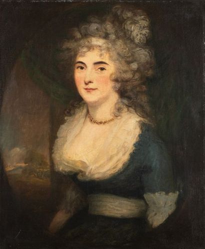 null Marie HADFGIELD COSWAY (Florence 1759 – Lodi 1838) Portrait présumé de Miss...