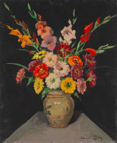null Édouard CORTES (1882-1969)

Bouquet sur entablement

Huile sur isorel signée...
