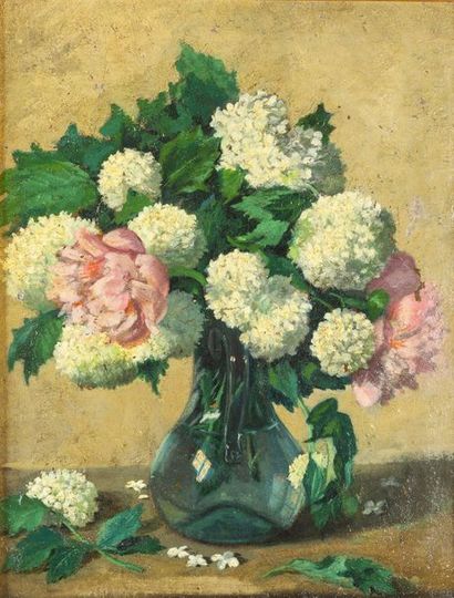 null Ecole du XIXème siècle

Bouquet de lilas blancs

Huile sur toile

48 x 37 c...