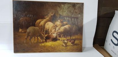 null Charles CLAIR (1860-1930)

La bergerie

Huile sur toile signée en bas à gauche

54...