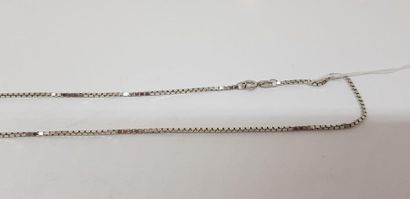 null CHAIN in white gold 750MM, length: 54 cm

Weight: 8.30 g