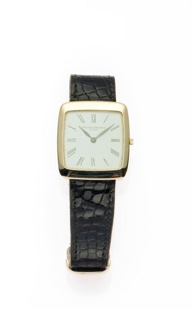 null VACHERON CONSTANTIN men's watch in white gold and buckle N° 510234, circa 1970...