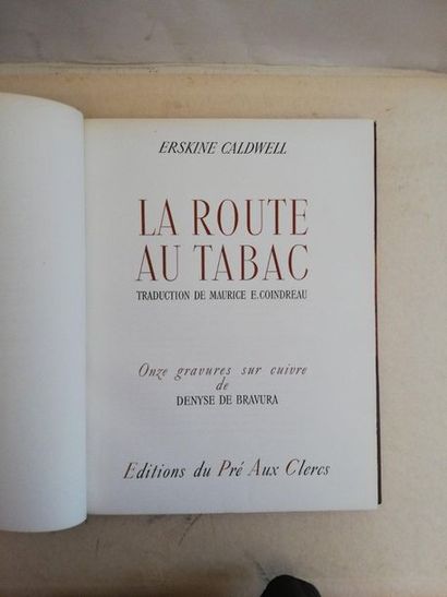 null CALDWELL (E.) et BRAVURA (D.). La route au tabac. Paris, Éditions du Pré Aux...