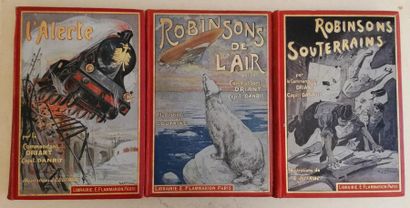 null DANRIT. Robinsons de l'air- Robinsons souterrains. Paris, Flammarion, s.d. ;...