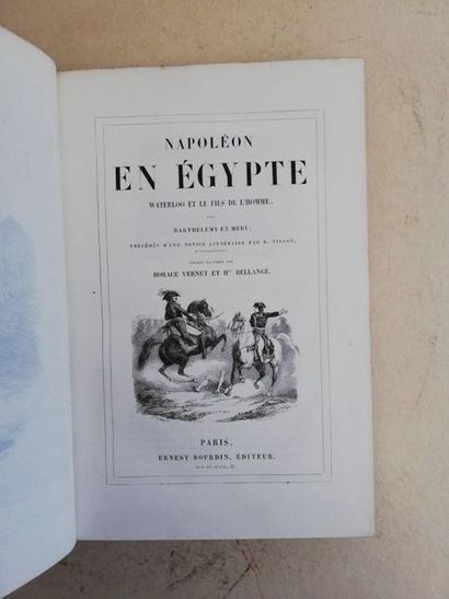 null BARTHELEMY et MERY. Napoléon en Egypte. Waterloo et le Fils de l'Homme. Paris,...