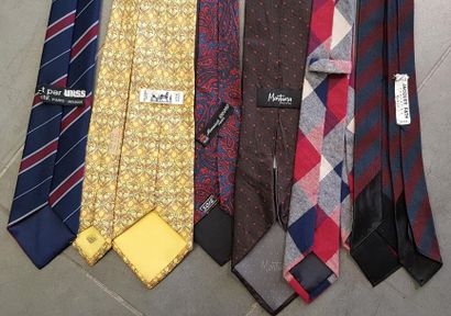 null Lot de 6 cravates
