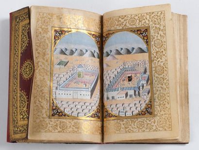 null Livre de prières, Dala 'il al-Khayrat, Empire ottoman, signé et daté décembre...