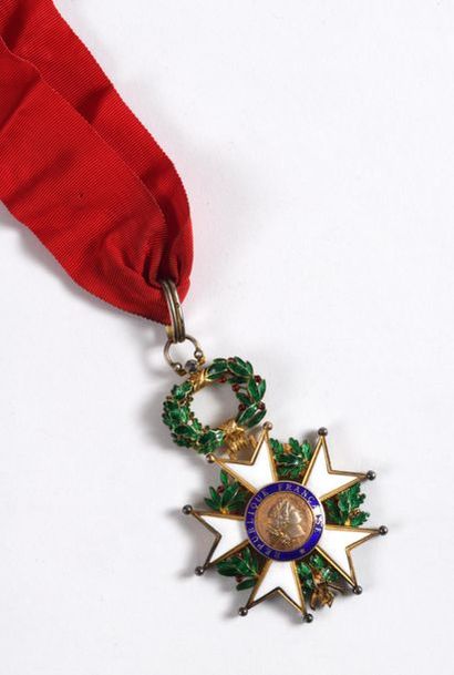 null Légion d'honneur institué en 1802
Croix de commandeur. Modèle de luxe à filets,...