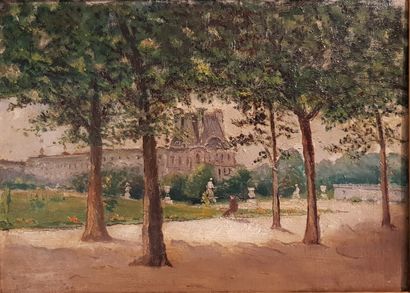 null FEDOR P BLAGONRAWOW (1885-1961), attribué à

Louvre vu des Tuileries

Huile...