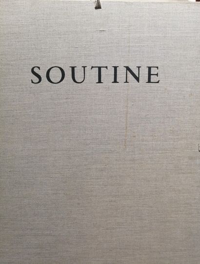 null Un porte-folio Soutine par Waldemar George, volume I, collection Pierre Lévy,...