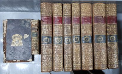null Lot de volumes XVIIIème siècle dont les contes de Bocace, La Vie de saint A...