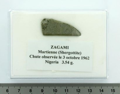 null Mars Zagami of 3.54 g
The Martian meteorite named Zagami, which fell in Nigeria...