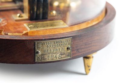null Magnifique galvanomètre Deperez d'Arsonval, par J. Carpentier, vers 1880 en...
