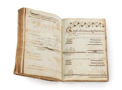 null Rare arithmetic school notebook belonging to Jean Baptiste Mathieu from Villocruse....