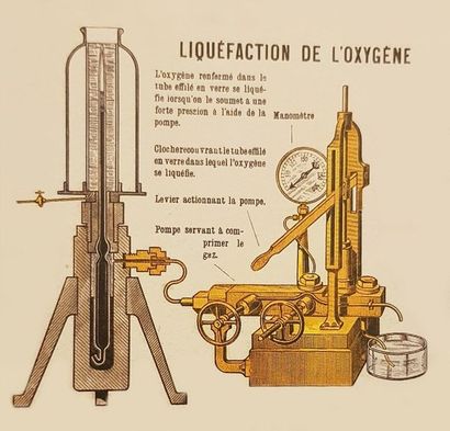 null Appareil Cailletet, vers 1877-1880. Appareil a liquéfaction des gaz
Composé...