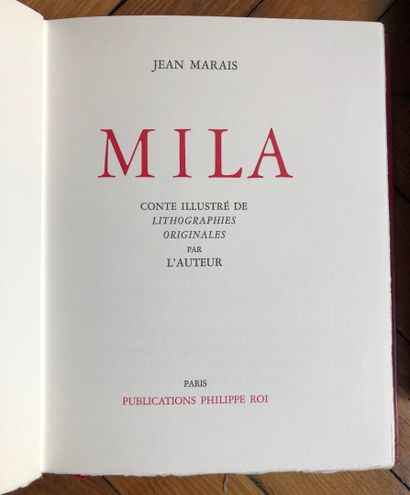 null MARAIS (J.). Mila. Lithos par l'auteur. Philippe Roi, 1992. In-folio rel. édit.1/73...