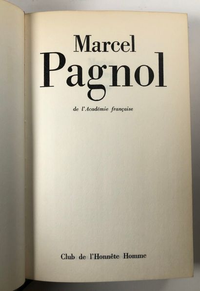 null PAGNOL (M.). Complete works. Club de l'honnête homme, 1971. 12 vol. in-8. Ex....