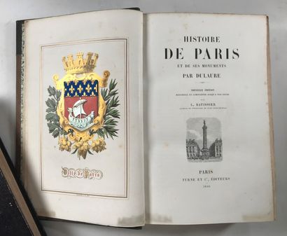 null DULAURE. Histoire de Paris et des ses monuments. Nouvelle édition refondue et...